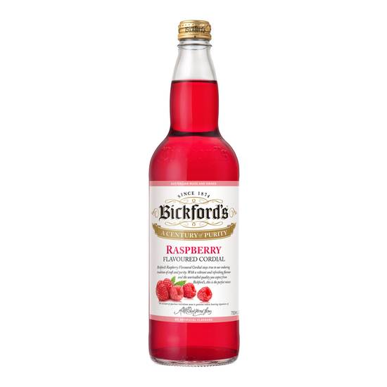 Bickford's Raspberry Cordial Juice 750ml