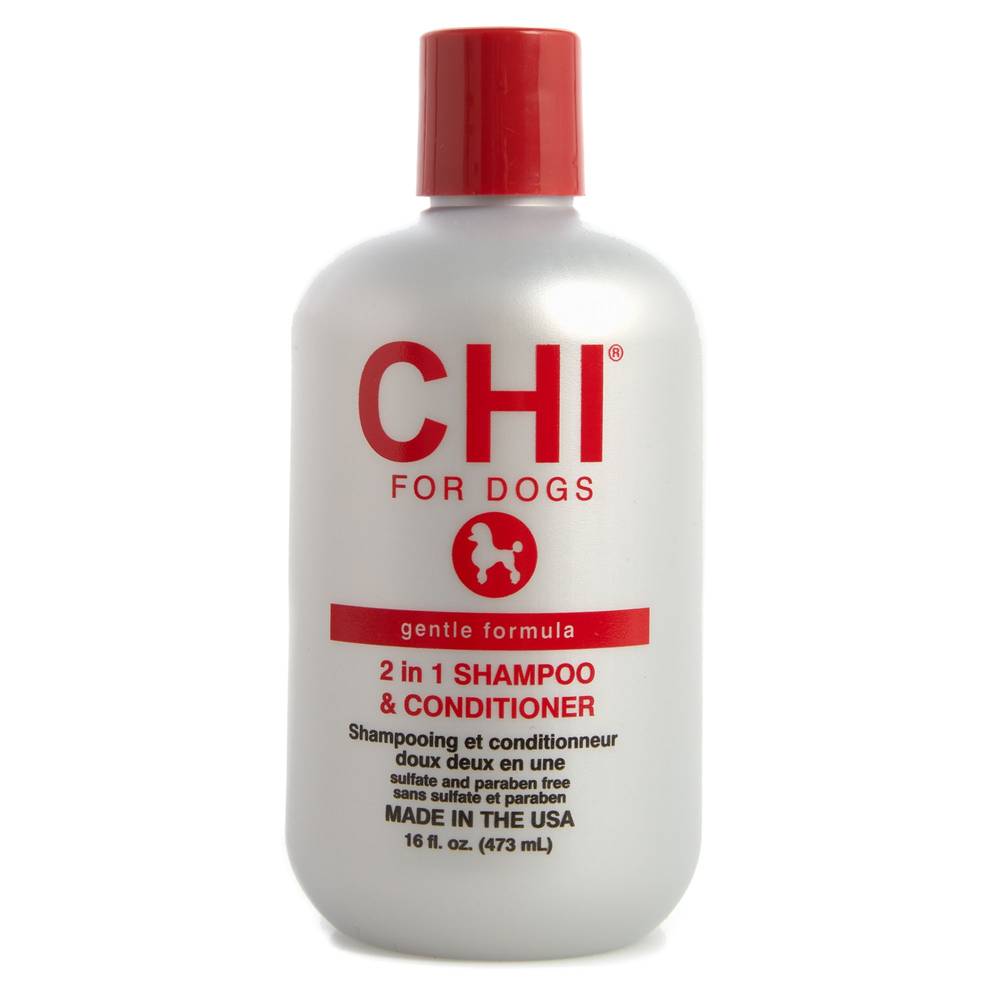 CHI® for Dogs Gentle Formula 2-in-1 Shampoo & Conditioner (Size: 16 Fl Oz)