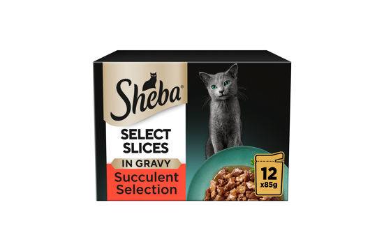 Sheba Select Slices in Gravy Succulent Collection Pouch 12 x 85g (1.02kg)