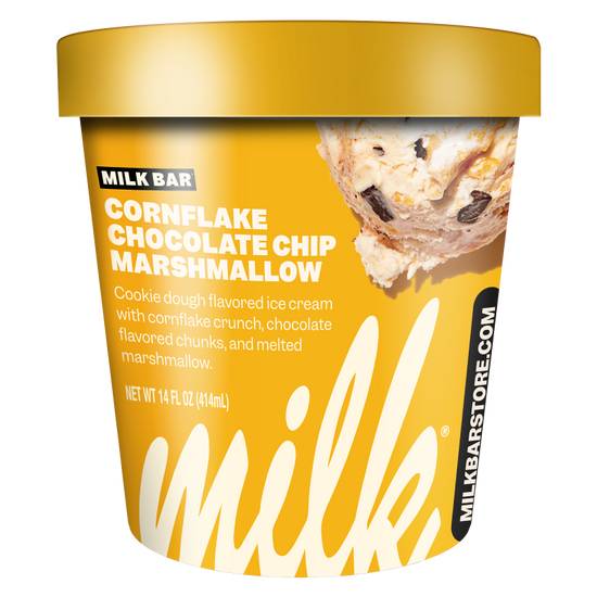 Milk Bar Cornflake Chocolate Chip Marshmallow Ice Cream 14oz