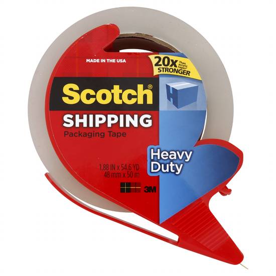 Scotch Heavy-Duty Shipping Packing Tape With Dispense