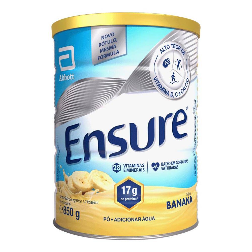 Abbot · Suplemento alimentar ensure sabor banana (850 g)