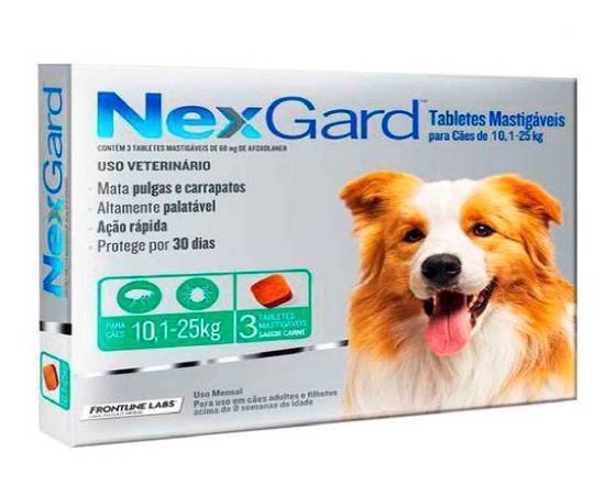 Pastilla Antipulgas Para Perro Nexgard L 10-25 kg 0638 por pastilla