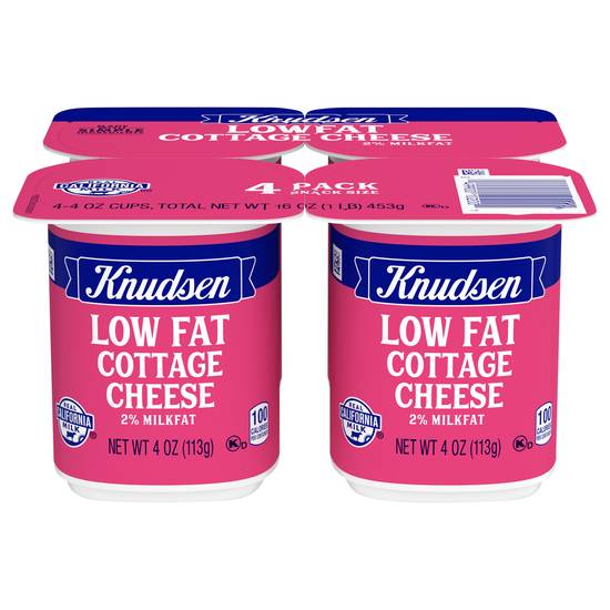 Knudsen on the Go! Lowfat Cottage Cheese (4 ct)