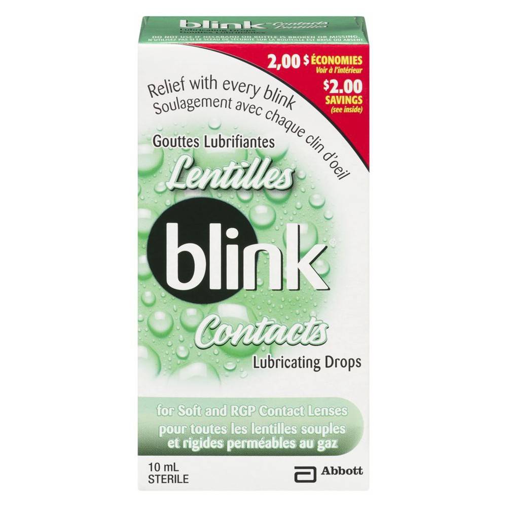 Abbott Blink Contacts Lubricating Drops (10 ml)