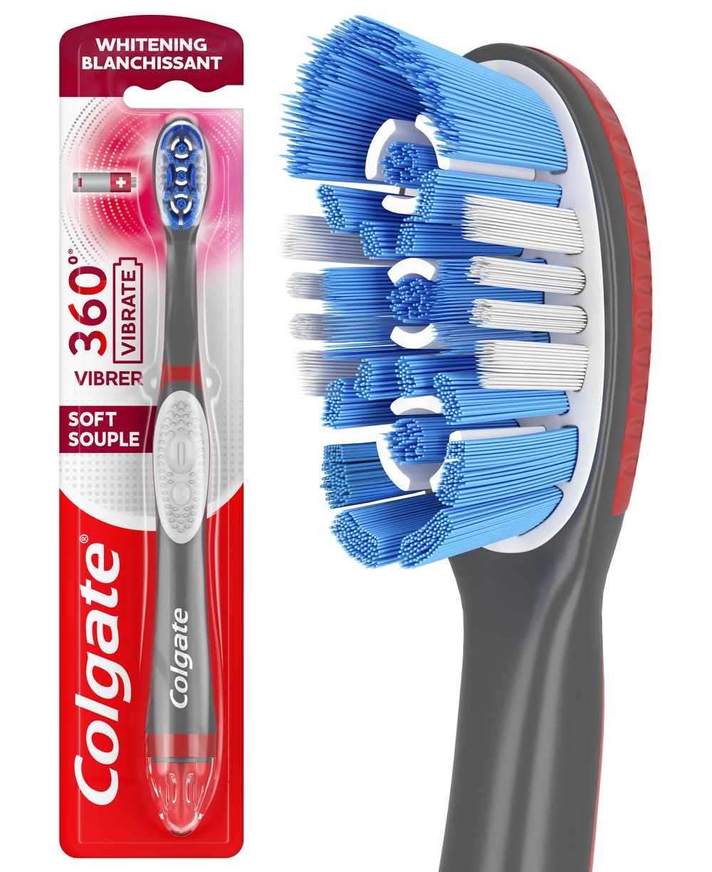 Colgate 360 Optic White Sonic Power Vibrating Toothbrush (1.6 oz)