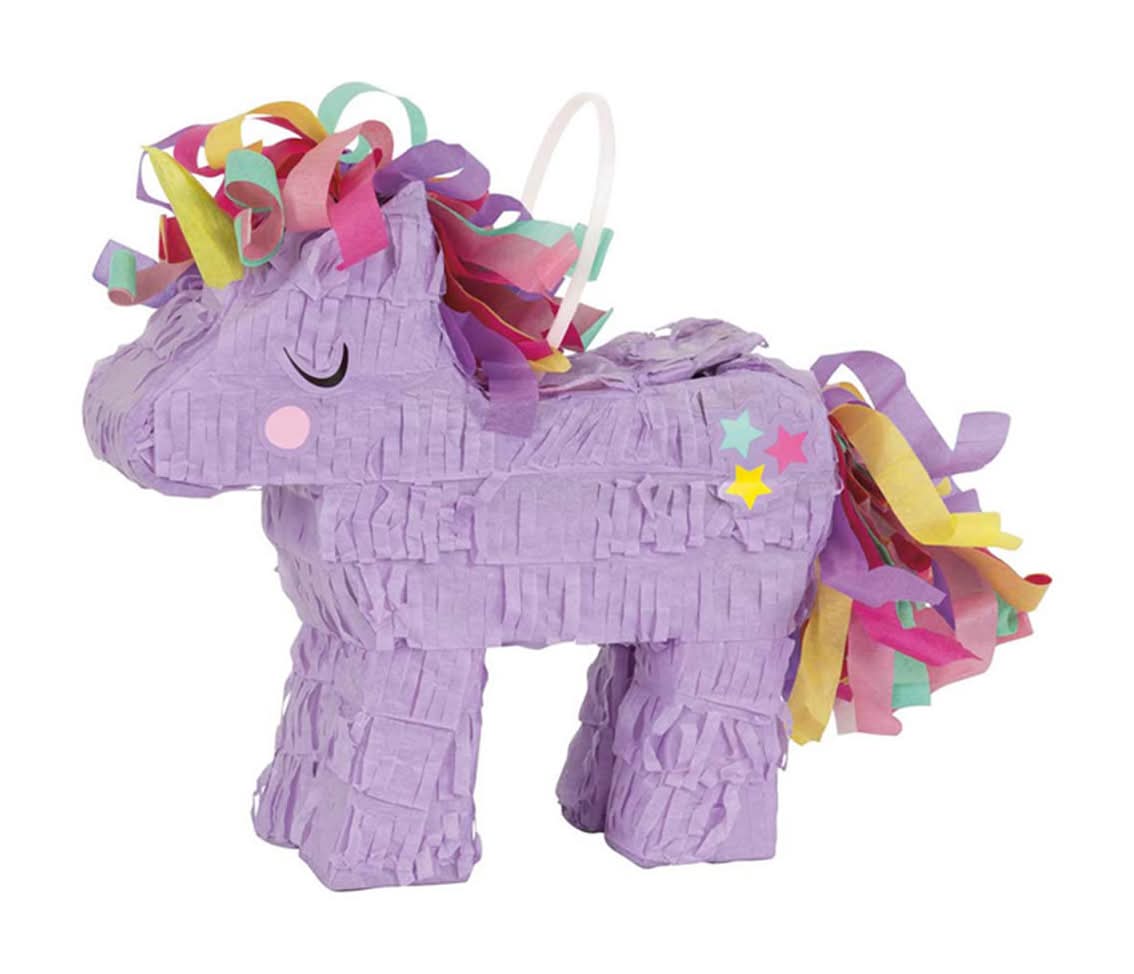 321 Party! 7" Mini Unicorn Pinata Favor Decoration