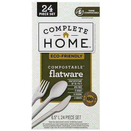 Complete Home Compostable Flatware 6.5 in