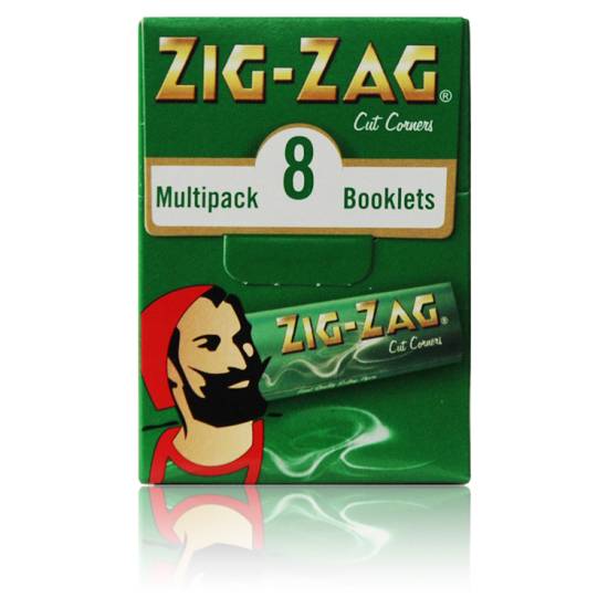 Zig-Zag Cigarette Rolling Papers Booklets (green)