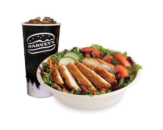 Crispy Chicken Salad with 20oz Soft Drink