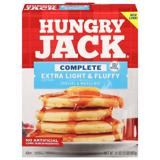Hungry Jack Complete Extra Light & Fluffy Pancake & Waffle Mix