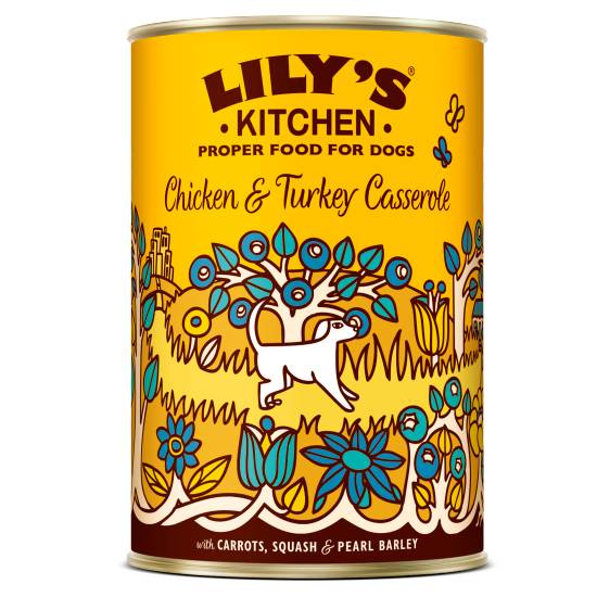 Lily's Kitchen Chicken & Turkey Casserole Adult Wet Dog Food