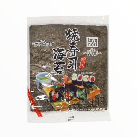 Alga para Sushi Nori Red Toyo Foods 10 piezas