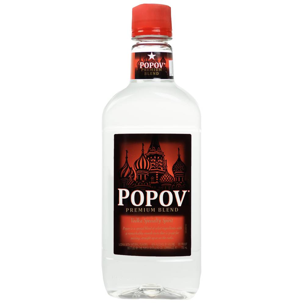 Popov Premium Blend Vodka Specialty Spirit (750 ml)