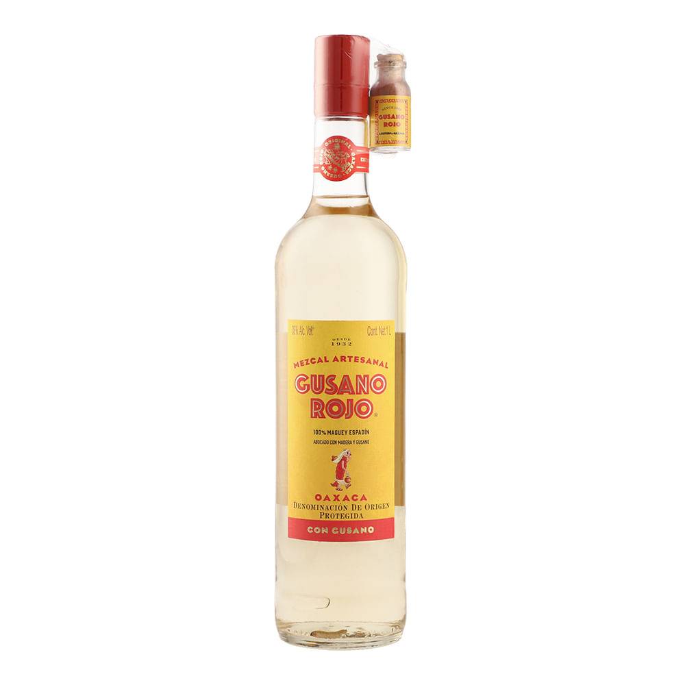 Gusano Rojo · Mezcal 100% agave (1 L)