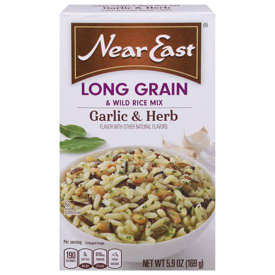 Near East Long Grain & Wild Rice Mix (garlic - herb)