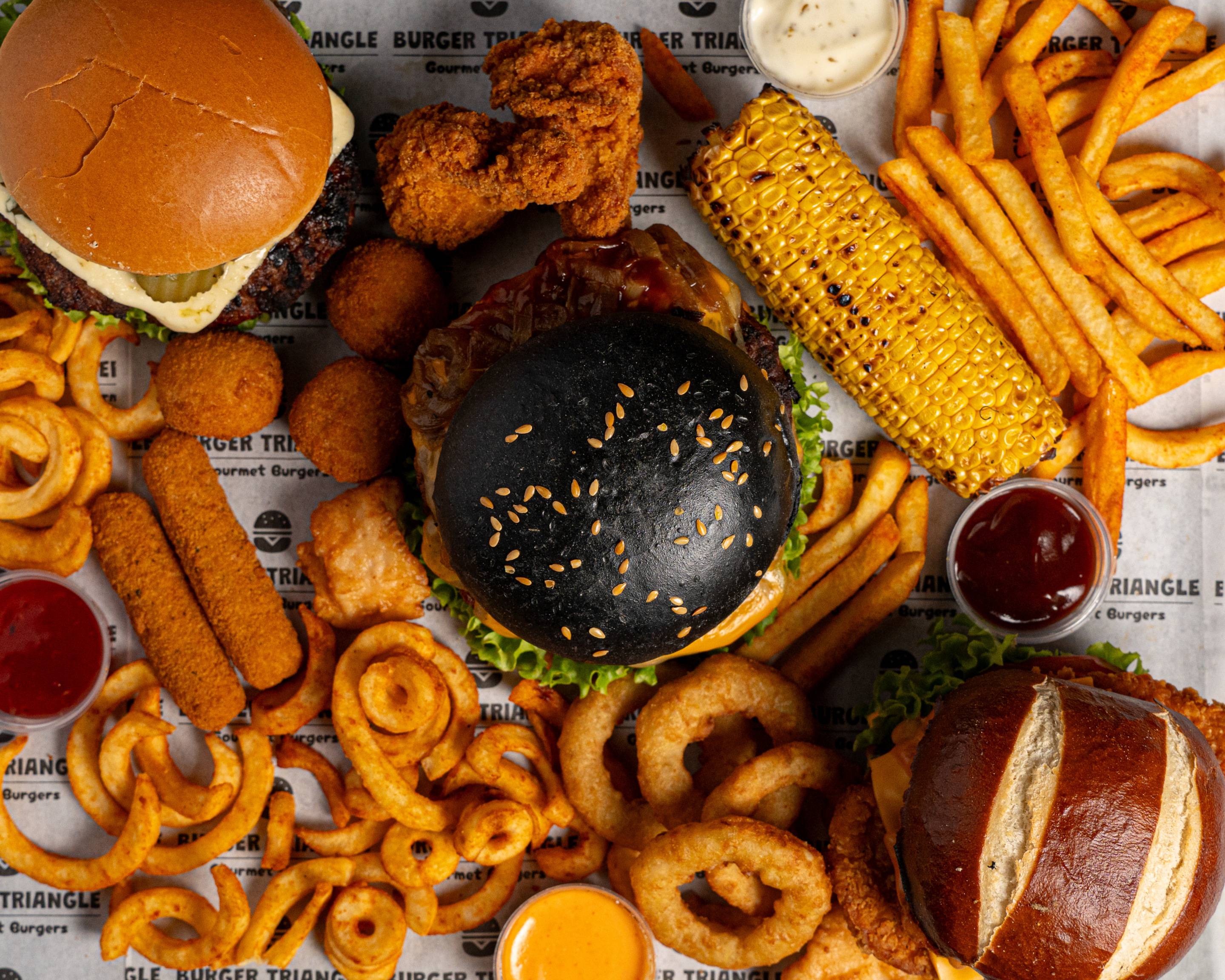 Burger Triangle Menu Deals & Prices - Newcastle under Lyme Delivery ...