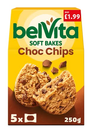 BelVita Soft Bakes Choc Chips Cookies (5 pack)