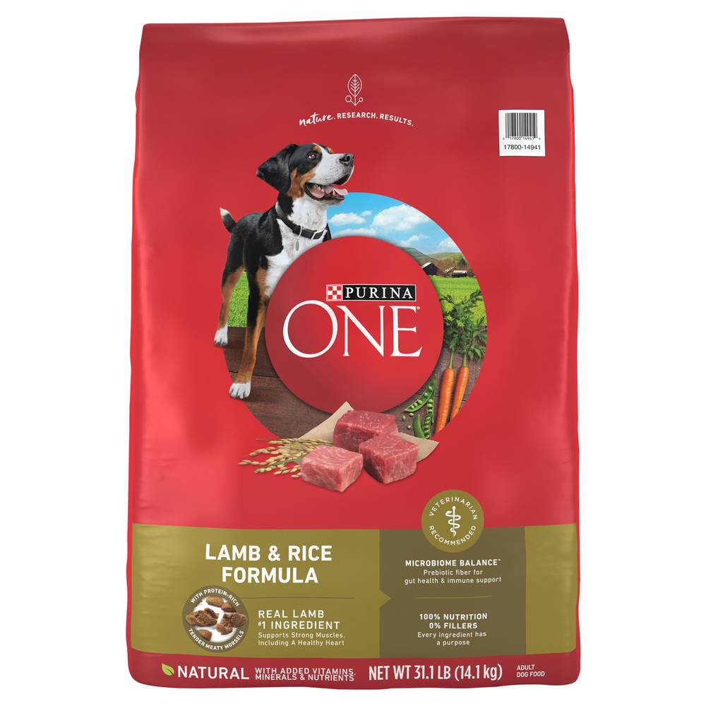 Purina One Smart Blend Lamb & Rice Formula Premium Adult Dog Food