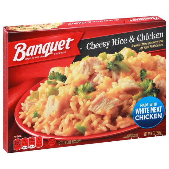 Banquet Cheesy Rice & Chicken