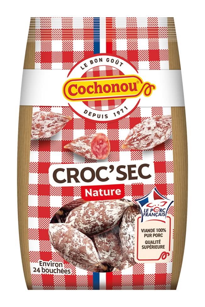 Cochonou - Saucisson croc'sec nature (150g)