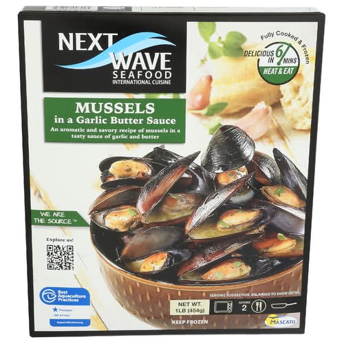 Next Wave Seafood Garlic Butter Mussels