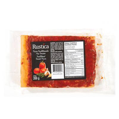 Rustica pizza traditionnelle aux tomates (200 g) - traditional tomato pizza (200 g)