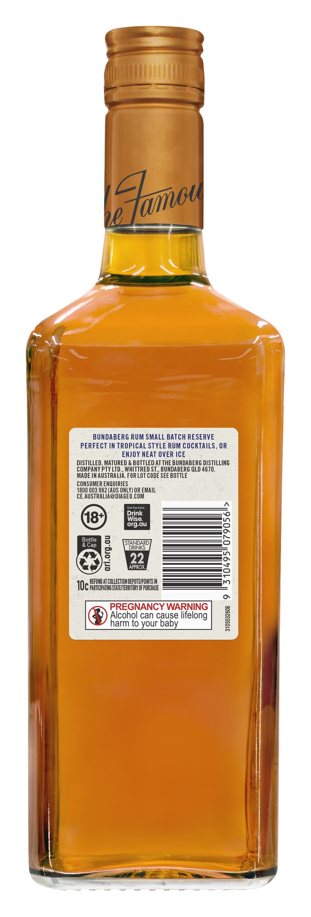 Bundaberg Small Batch Reserve Rum Delivery Near Me | Order Online