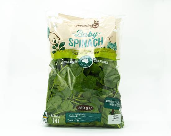 Community Co Baby Spinach 280g