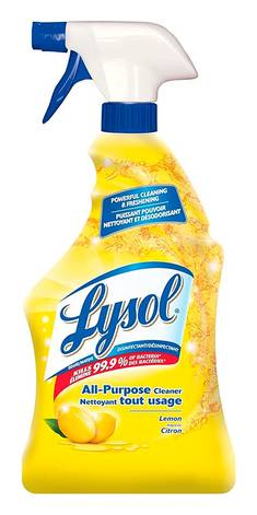 Lysol All Purpose Cleaner With Trigger, Lemon (650 ml)