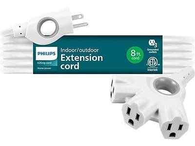 Philips Indoor or Outdoor Extension Cord (8ft/white)