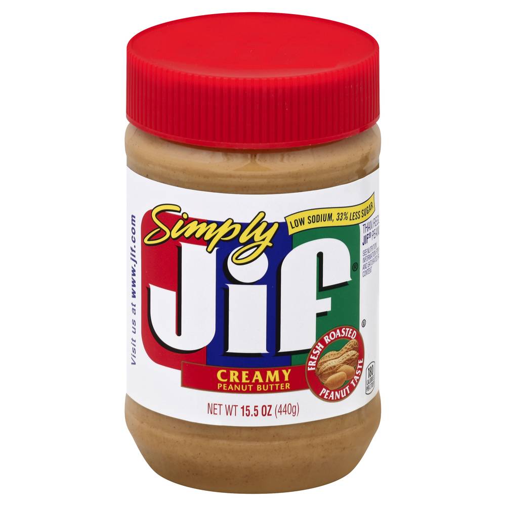 Jif Simply Creamy Peanut Butter (15.5 oz)