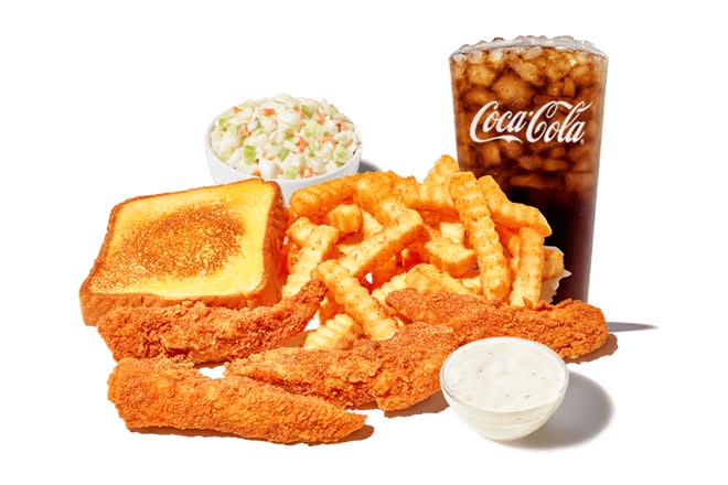 Dry Rub Chicken Finger Plate