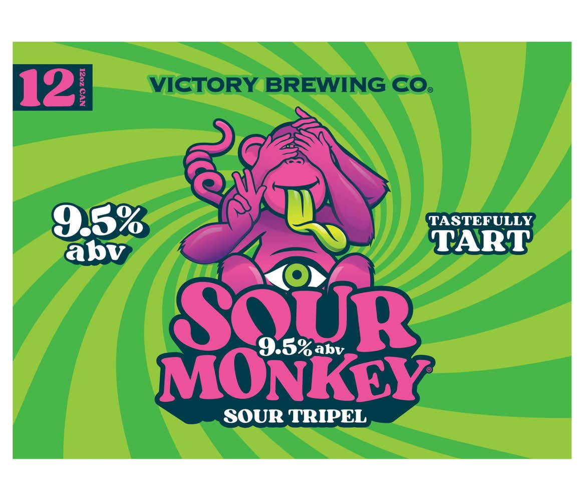 Victory Brewing Company Sour Monkey (12 x 12 fl oz)
