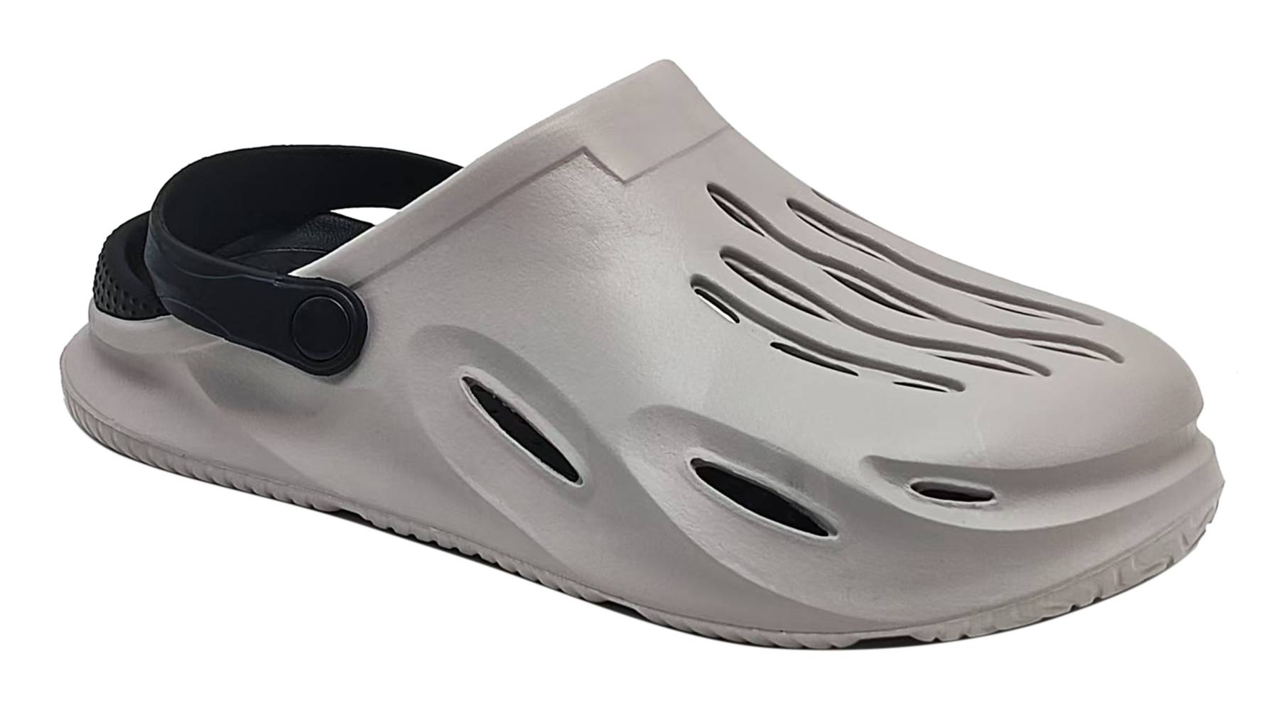 Sabots de plage bicolores ACX ACTIVE pour hommes (9, Simplement Taupe) / ACX ACTIVE Men's 2-Tone Beach Clogs (9, Simply Taupe)