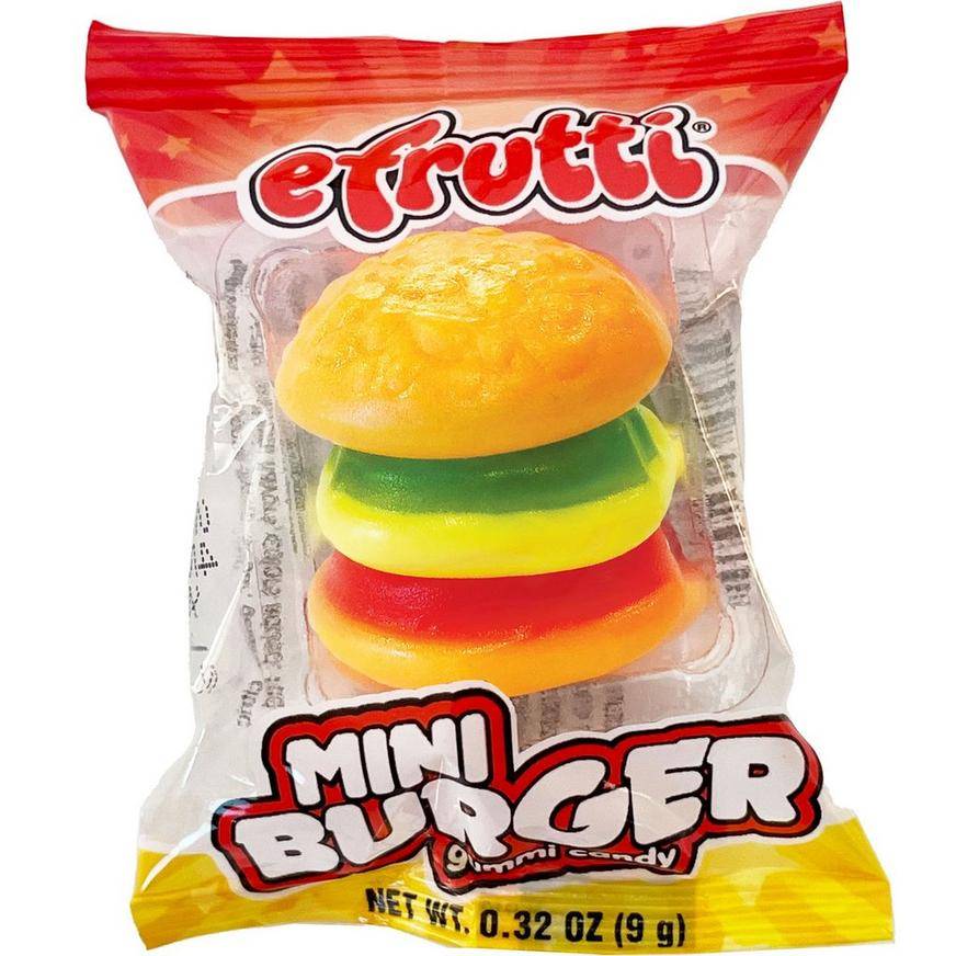 Efrutti Mini Burger Gummy Candy