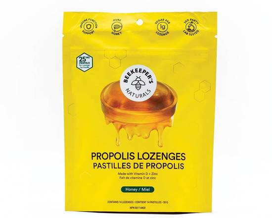 Honey Propolis Lozenges [Beekeeper's Naturals]
