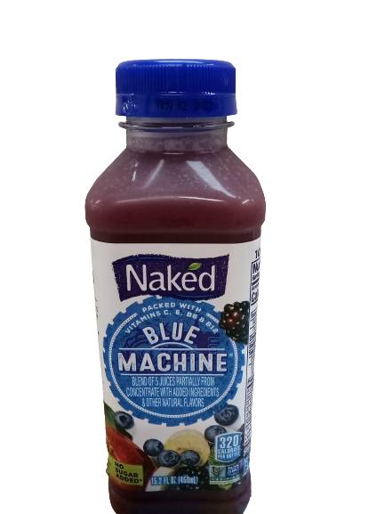 Naked Blue machine