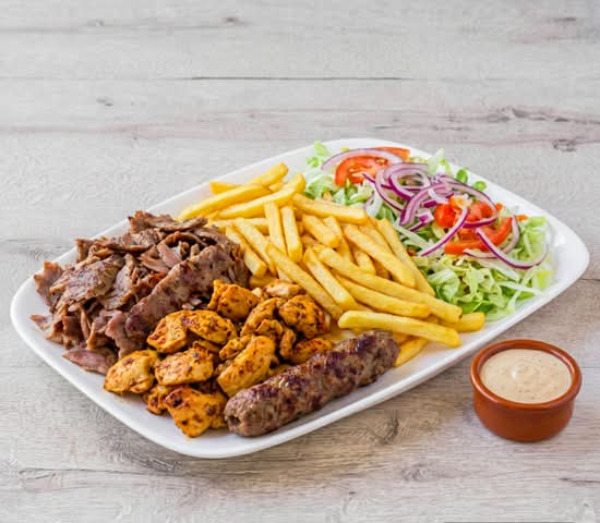 Assiette mixte 3 viandes