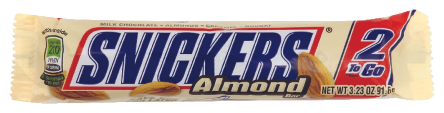 Snickers Almond Candy Bar 3.23 Oz