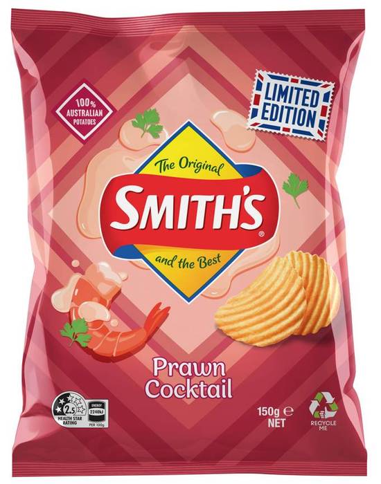 Smith's Crinkle Prawn Cocktail 150g