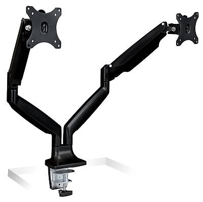 Mount-It! Height Adjustable Dual Monitor Desk Mount Arms