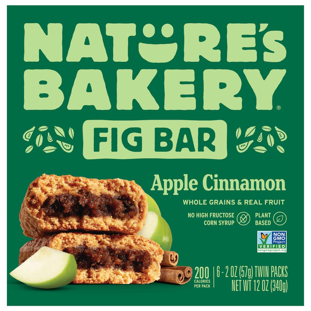 Nature's Bakery Fig Bar, Apple-Cinnamon (2 oz, 6 ct)