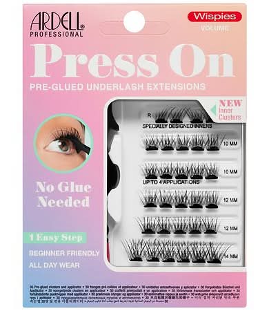 Ardell Press on Wispies Volume False Eyelashes, Assorted (30 ct)