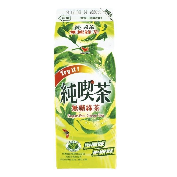 統一純喫茶-無糖綠茶 650ml/盒#949137