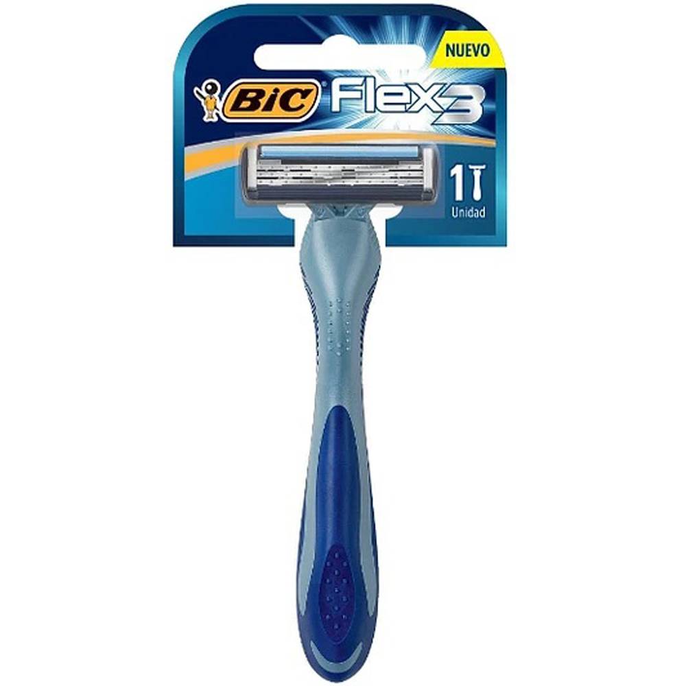 Bic rastrillo flex 3 (blister 1 pieza)