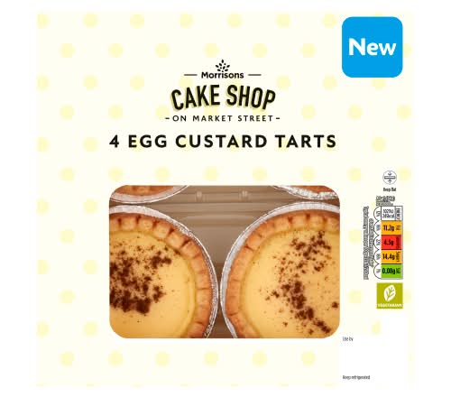 Morrisons Egg Custard Tarts (4 pack)