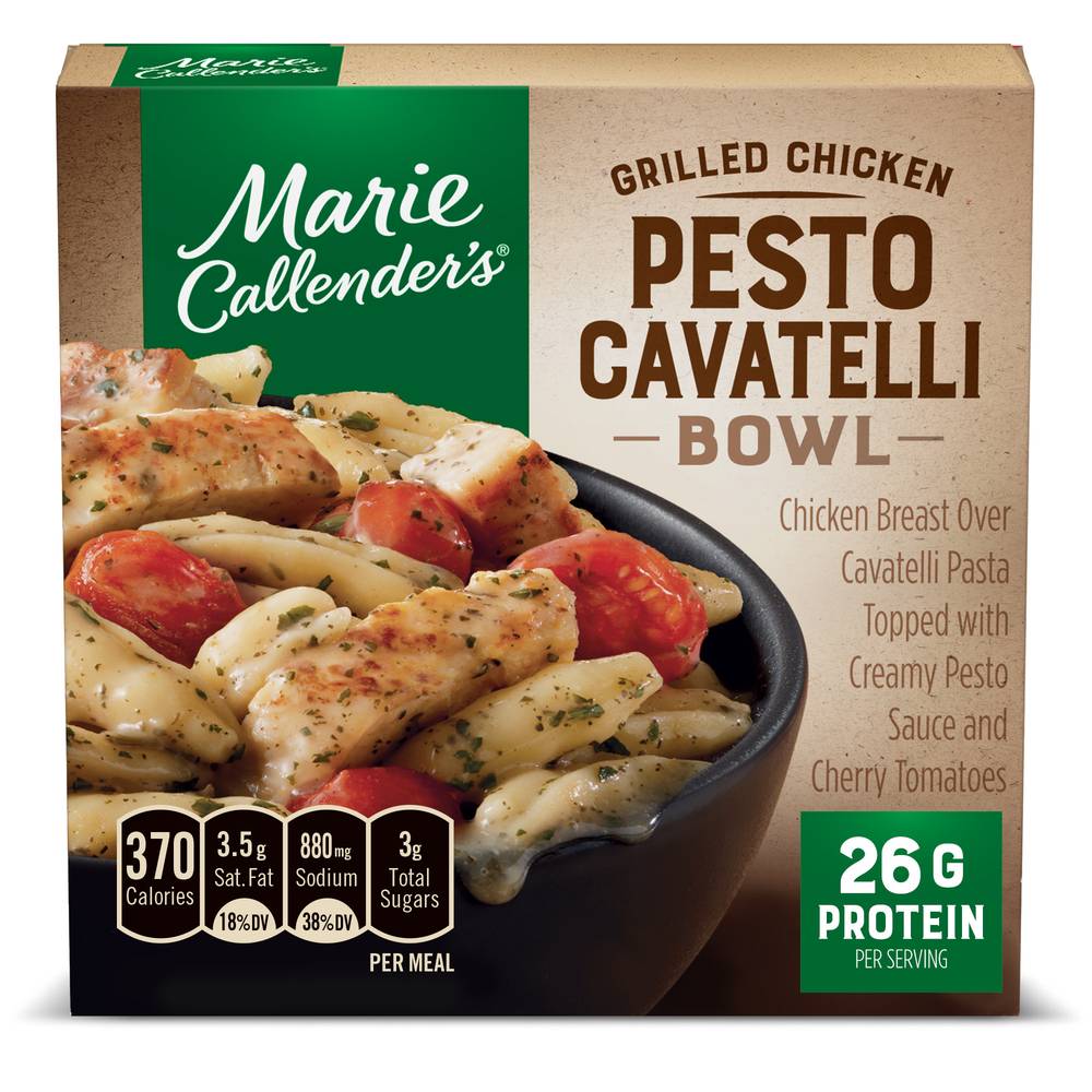 Marie Callender's Grilled Chicken Pesto Cavatelli Bowl (11 oz)