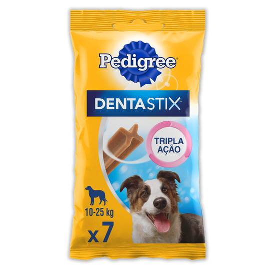 Pedigree petisco cuidado oral para cães adultos médios dentastix (180 g)