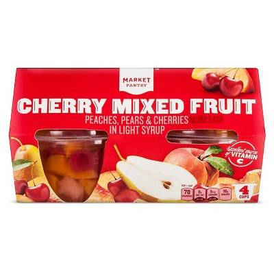 Market Pantrytm Cherry Mixed Fruit Cups (4 ct)